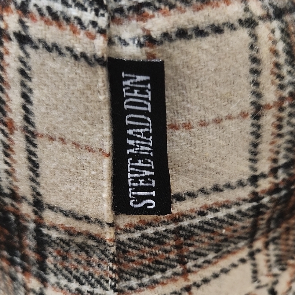 Steve Madden Cream and Brown Bucket Hat - Picture 2 of 10
